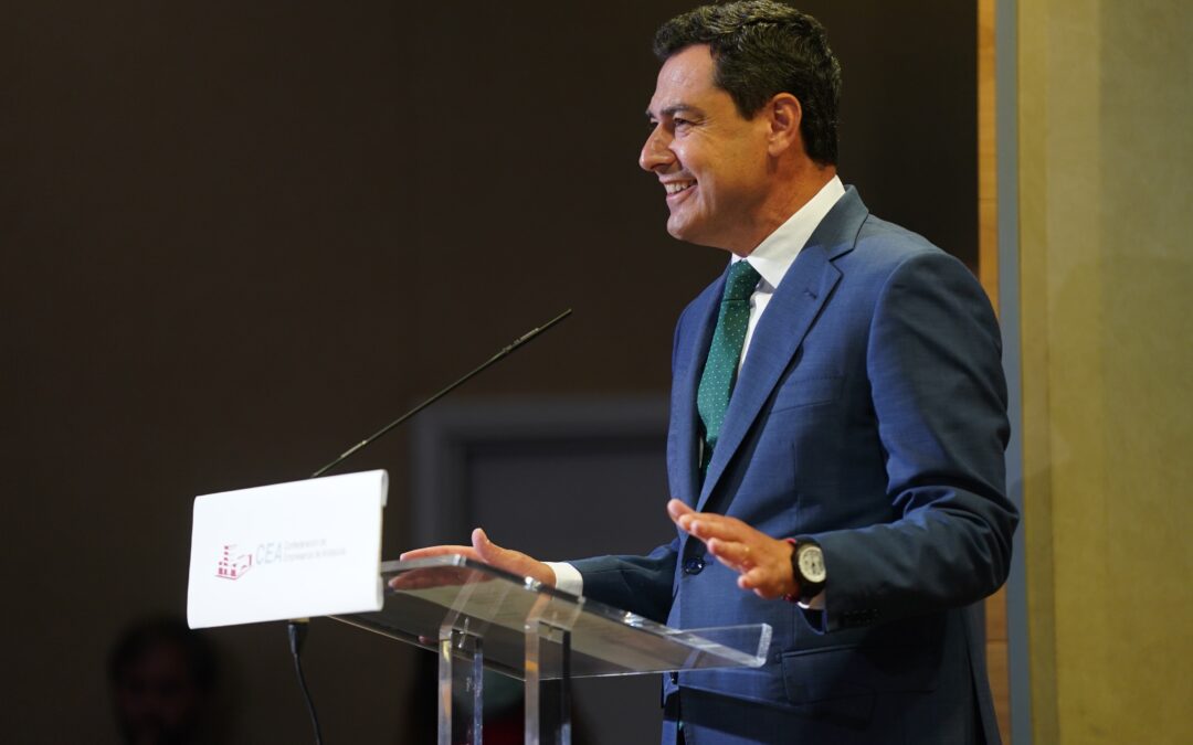 Moreno anuncia una segunda bajada masiva de impuestos para impulsar el sistema productivo y aliviar las economías de las familias andaluzas